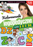 Kolorowanki logopedyczne Głoski S Z C Dz z naklejkami