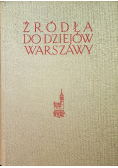 Źródła dziejów Warszawy