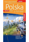 Polska mapa samochodowa 1:715 000