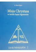 Misja Chrystusa w świetle hapax legomenów