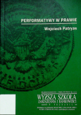 Performatywy w prawie