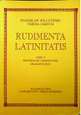Rudimenta Latinitatis Część II
