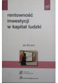 Rentowność inwestycji w kapitał ludzki