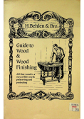 Guide to wood and  Wood finishing