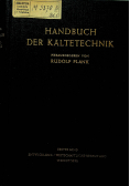 Handbuch der kaltetechnik