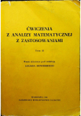 Ćwiczenia z analizy matematycznej z zastosowaniami. Tom II