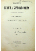 Poezye Ludwika Kondratowicza tom X 1872 r.