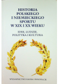 Historia polskiego i niemieckiego sportu w XIX i XX wieku