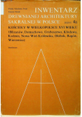 Inwentarz drewnianej architektury sakralnej w Polsce Zeszyt 4a