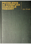 Problems in complex variable theory