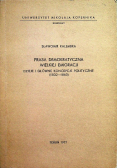 Prasa demokratyczna wielkiej emigracji Dzieje i główne koncepcje polityczne 1832 - 1863