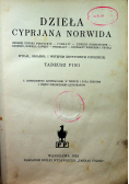 Dzieła Cyprjana Norwida 1934r