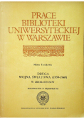 Prace biblioteki uniwersyteckiej w Warszawie
