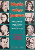 Myślę więc jestem Aforyzmy maksymy sentencje