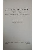 Juliusz Słowacki od 1809 do 1849 księga zbiorowa w stulecie zgonu
