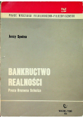 Bankructwo realności Proza Brunona Schulza