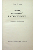 Umysł osobowość i społeczeństwo