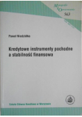 Kredytowe instrumenty pochodne a stabilność finansowa