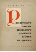 Pierwszy opis obrony Jasnej Góry w 1655 r