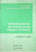 Wprowadzenie do pedagogiki szkoły wyższej