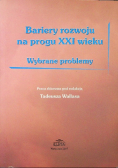 Bariery rozwoju na progu XXI wieku