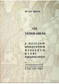 VIX Venerabiles Z dziejów społecznych niższego kleru parafialnego