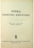Pisma Tadeusza Kościuszki 1947 r.
