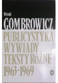 Publicystyka Wywiady Teksty różne 1963 - 1969