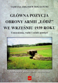 Główna pozycja obrony armii Łódź we wrześniu 1939 roku