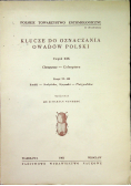 Klucze do oznaczania owadów Polski Część XIX Chrząszcze Coleoptera Zeszyt 99 100