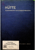 Hütte Taschenbuch für Eisenhüttenleute