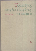 Teoretycy artyści i krytycy o sztuce 1700  1870