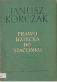 Prawa dziecka do szacunku