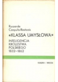 Klasa umysłowa Inteligencja Królestwa Polskiego 1832-1862