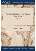 The Life of John Buncle, Esq.