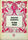 Adamowicz wybór poezji