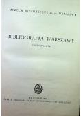 Bibliografia Warszawy druki zwarte