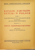 Katalog zabytków sztuki w Polsce Tom I zeszyt 5