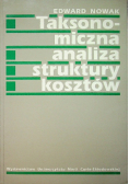Taksonomiczna analiza struktury kosztów