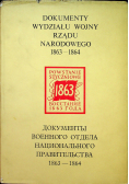 Dokumenty wydziału wojny rządu narodowego 1863  1864