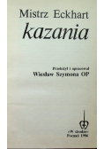 Eckhart Kazania