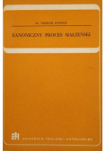 Kanoniczny proces małżeński