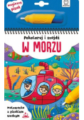 Pokoloruj i znajdź w morzu. Malowanka z pisakiem