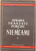 Sprawa traktatu pokoju z Niemcami