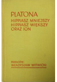 Hippiasz mniejszy Hippiasz większy oraz Ion