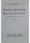 Polski Słownik Biograficzny Tom XII