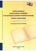 Analiza współpracy uczelni polskich i ukraińskich na tle porównania systemów szkolnictwa wyższego