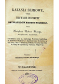 Kazania sejmowe także wzywanie do pokuty obywatelów korony polskiej 1857 r.