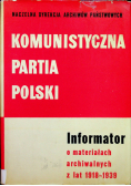 Komunistyczna partia Polski informator