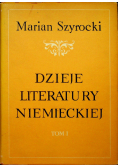 Dzieje literatury niemieckiej tom 1